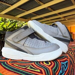 Nike Jordan Stadium 90 Toddler‎ 9C DZ4355-007 Grey Black White